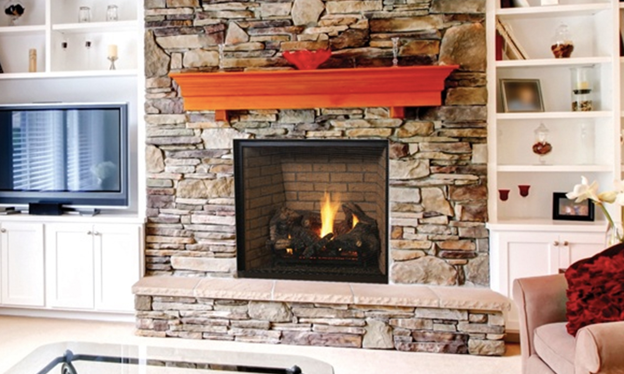 Gas Burning Fireplaces Baton Rouge | Gas Fireplace Options